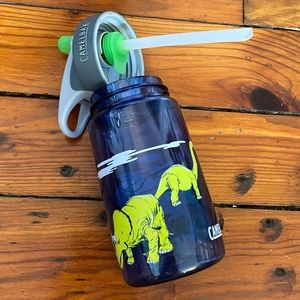Camelbak Eddy Dinosaur Blue & Neon Green
